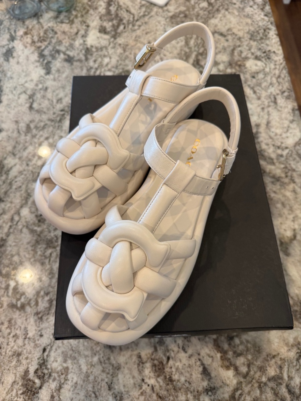 Coach Penny Leather Sandal